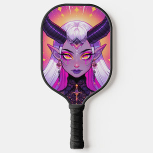 Raquette De Pickleball Imaginaire foncé Demon Princesse Anime Girl