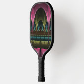 Raquette De Pickleball Imaginaire spécial Motif Abstrait coloré Fractal (Gauche)
