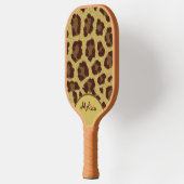 Raquette De Pickleball Impression de fourrure Leopard avec personnalisati (Gauche)