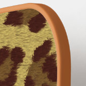 Raquette De Pickleball Impression de fourrure Leopard avec personnalisati (Détail gauche)