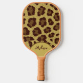 Raquette De Pickleball Impression de fourrure Leopard avec personnalisati (Verso)