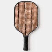Raquette De Pickleball Impression géométrique Brown et blanche (Verso)
