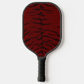 Raquette De Pickleball Impression numérique rouge Tiger (Verso)