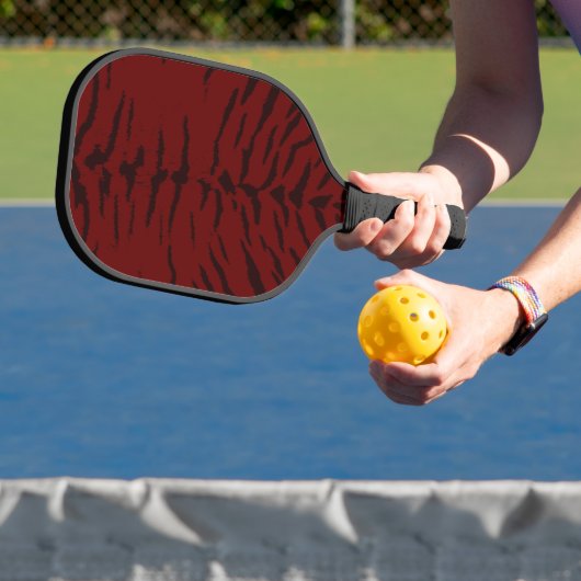 Raquette De Pickleball Impression numérique rouge Tiger (Insitu)