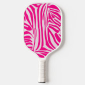 Raquette De Pickleball Impression zèbre rose (Verso)