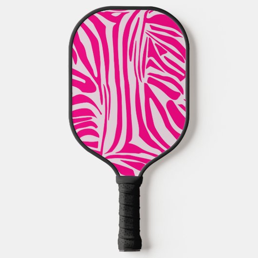 Raquette De Pickleball Impression zèbre rose (Recto)