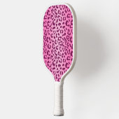 Raquette De Pickleball Imprimé léopard rose élégant (Gauche)