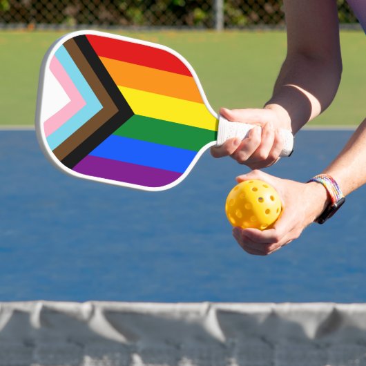 Raquette De Pickleball Indicateur de fierté de progression LGBTQ+ (Insitu)