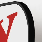 Raquette De Pickleball Indicateur Gay Et Haute Rétro LGBTQ Pride (Détail gauche)