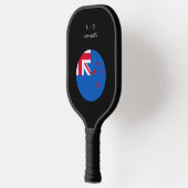 Raquette De Pickleball Indicateur New Zealand du message personnalisé (Gauche)