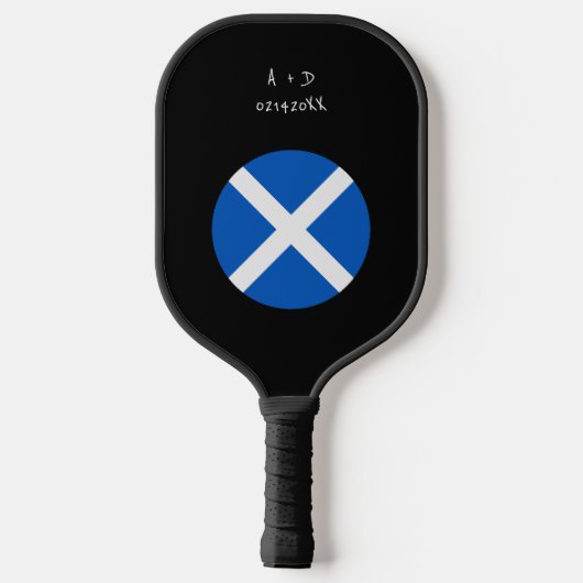 Raquette De Pickleball Indicateur Scotland (Verso)