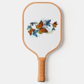 Raquette De Pickleball Infinity of Monarch Butterflies (Verso)