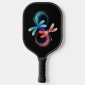 Raquette De Pickleball Infinity with glowing dragonflies (Verso)