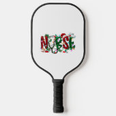 Raquette De Pickleball Infirmière Arbre de Noël Stethoscope RN LPN Scrub (Recto)