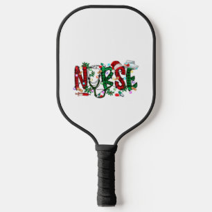 Raquette De Pickleball Infirmière Arbre de Noël Stethoscope RN LPN Scrub