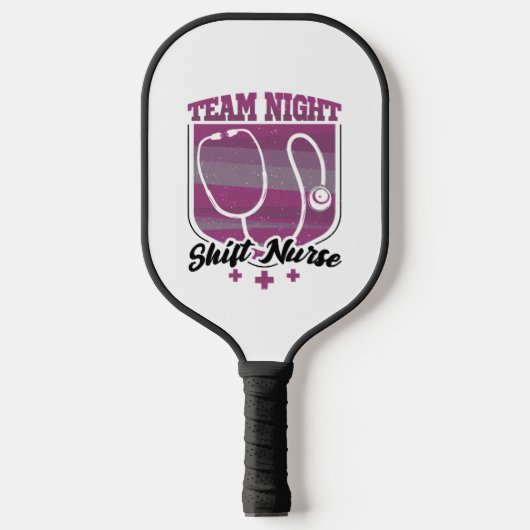Raquette De Pickleball Infirmière de quart de nuit (Recto)