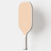 Raquette De Pickleball Initiales de monogramme pêche nom (Gauche)