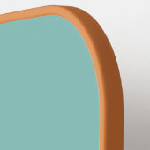 Raquette De Pickleball Initiales de Monogramme Vert Bleu Moderne Personna (Détail gauche)