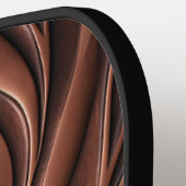 Raquette De Pickleball Initiales de vague en cuivre 3D cool (Détail gauche)