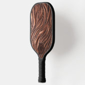 Raquette De Pickleball Initiales de vague en cuivre 3D cool (Gauche)