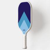 Raquette De Pickleball Initiales Modernes Professionnelles Monogrammées B (Gauche)