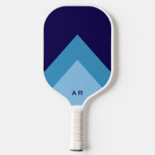 Raquette De Pickleball Initiales Modernes Professionnelles Monogrammées B (Verso)