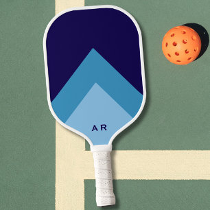 Raquette De Pickleball Initiales Modernes Professionnelles Monogrammées B