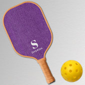 Raquette De Pickleball Initiales simples minimes de base de nom moderne s