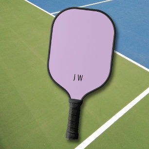 Raquette De Pickleball Initiales simples violet violet violet violet viol