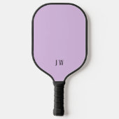 Raquette De Pickleball Initiales simples violet violet violet violet viol (Verso)