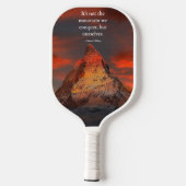 Raquette De Pickleball Inspiration Dire Mont Everest Soleil Orange (Verso)