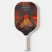 Raquette De Pickleball Inspiration Dire Mont Everest Soleil Orange (Recto)