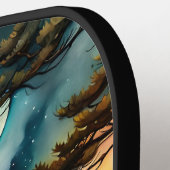 Raquette De Pickleball Into the Wild-Sasquatch Standing on Ridge (Détail gauche)