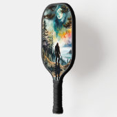 Raquette De Pickleball Into the Wild-Sasquatch Standing on Ridge (Gauche)