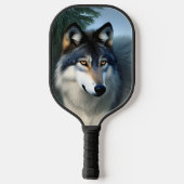 Raquette De Pickleball Intrépide Loup De L'Arctique, Pickleball Paddle (Verso)