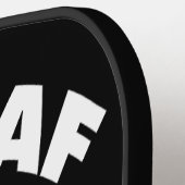 Raquette De Pickleball Irish AF, Happy St. Paddy's Day, Irish Flag Skull (Détail gauche)