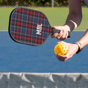 Raquette De Pickleball Irish County Louth Tartan Plaid Personnalisé