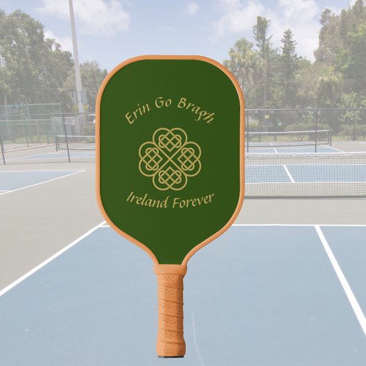 Raquette De Pickleball Irlande Forever Gold Celtic Shamrock