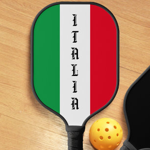 Raquette De Pickleball Italie Drapeau italien Rouge Blanc Vert Italia
