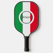 Raquette De Pickleball Italie Drapeau italien Rouge Blanc Vert Italia (Recto)