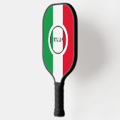 Raquette De Pickleball Italie Drapeau italien Rouge Blanc Vert Italia (Gauche)