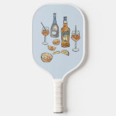 Raquette De Pickleball Italie inspiré Aperol Spritz pickleball paddle (Recto)