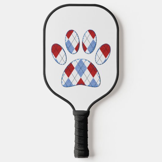Raquette De Pickleball Jacquard Empreinte de patte de chien (Recto)