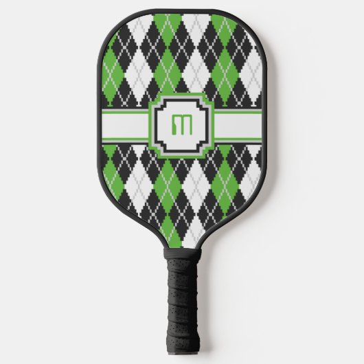 Raquette De Pickleball Jacquard rétro (Recto)