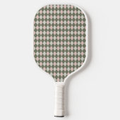 Raquette De Pickleball Jacquard vert et rose (Verso)