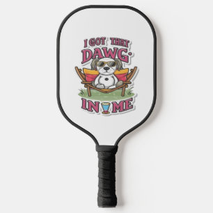Raquette De Pickleball J'Ai Ce Chien En Moi, T-shirt Classique (7)