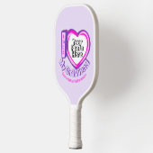 Raquette De Pickleball J'aime Ma Copine Double Face (Gauche)