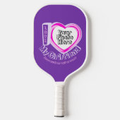 Raquette De Pickleball J'aime Ma Copine Double Face (Verso)