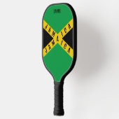 Raquette De Pickleball Jamaïque Green Black & Gold Nom Jamaican Flag (Gauche)