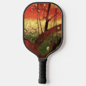 Raquette De Pickleball Japonisme : Arbre à prune fleuri par Vincent van G (Verso)